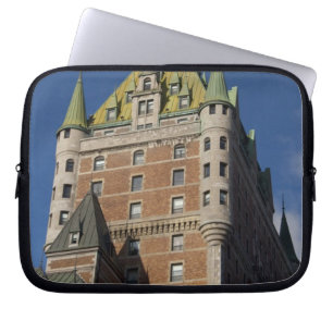 Canada, Quebec, Quebec City. Fairmont Chateau Laptop Sleeve