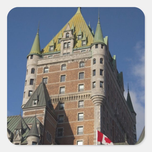 Canada, Quebec, Quebec City. Fairmont Chateau Square Sticker (Front)