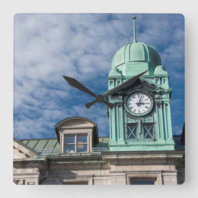 Canada, Quebec, Quebec City. Port Authority Square Wall Clock (Front)