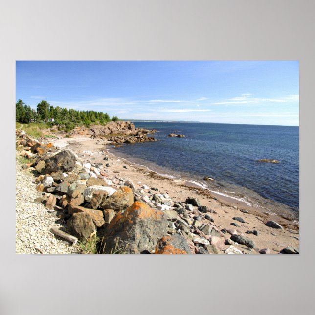 Canada, Quebec. VIA Rail Canada train The 2 Poster (Front)