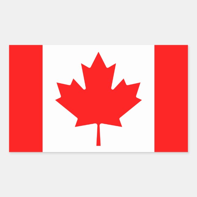 Canada Rectangular Sticker (Front)