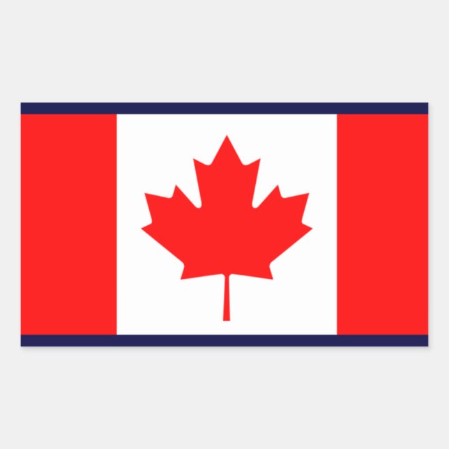 Canada Rectangular Sticker (Front)