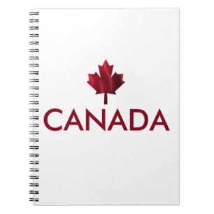 Canada Red Maple Leaf Notebook