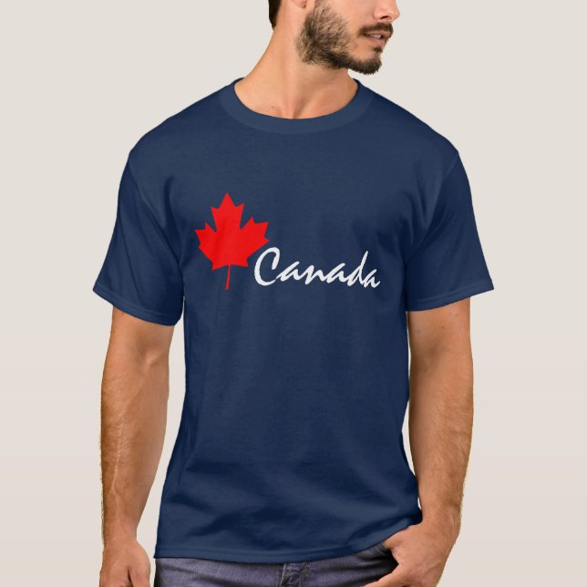Canada Red Maple Leaf T-Shirt (Front)