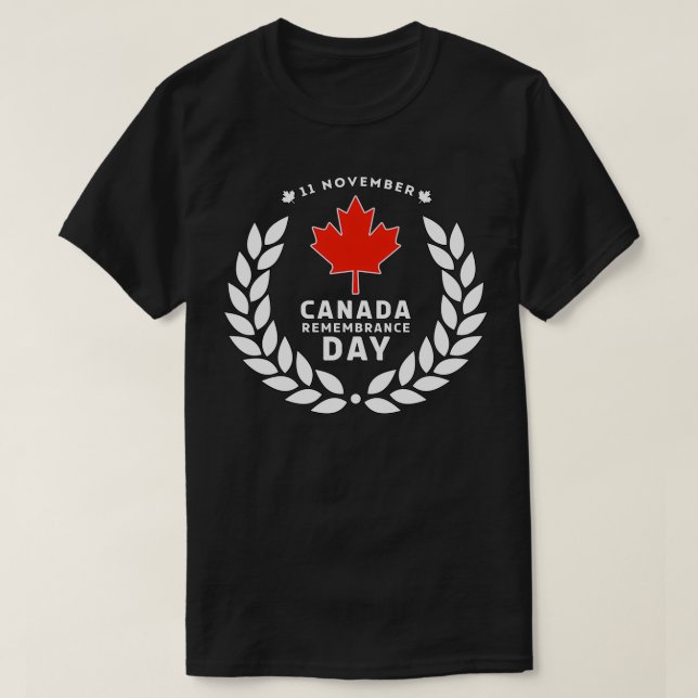 Canada Remembrance Day 2 T-Shirt (Design Front)