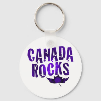 Canada Rocks Key Ring