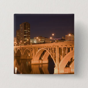 Canada, Saskatchewan, Saskatoon: Broadway 15 Cm Square Badge