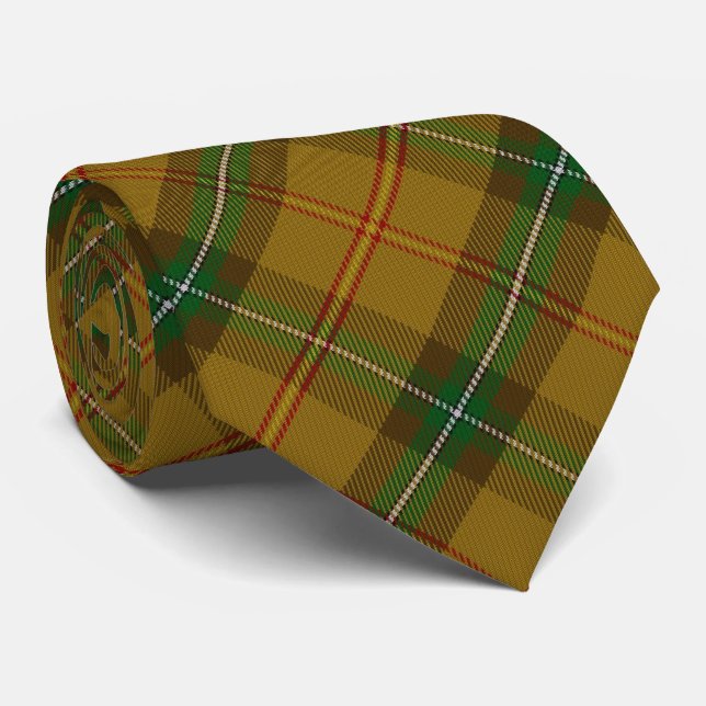 Canada - Saskatchewan Tartan Tie (Rolled)
