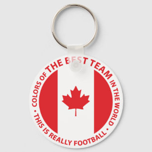CANADA SHIELD KEY RING