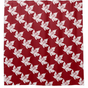 Canada Shower Curtains Canada Maple Leaf Decor