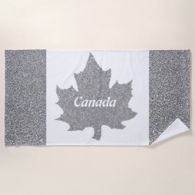 CANADA SILVER  BEACH TOWEL (Front)