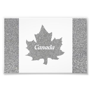 CANADA SILVER PHOTO PRINT