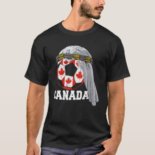 CANADA Soccer 2022 Canada Flag Ball Arab Keffiyeh T-Shirt