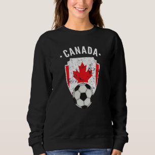 Canada Soccer Canada Flag Football Canadian Pride Sweatshirt