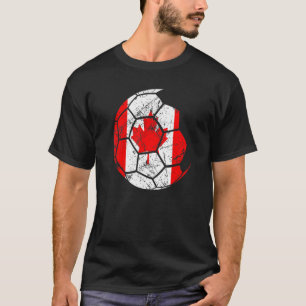 Canada Soccer National Team Support The Team Flag T-Shirt