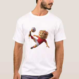 Canada Soccer Pancake Mascot - Funny Maple Syrup T-Shirt