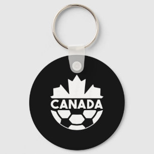 Canada Soccer Team Sports Flag Mapple Leaf Men Wom Key Ring