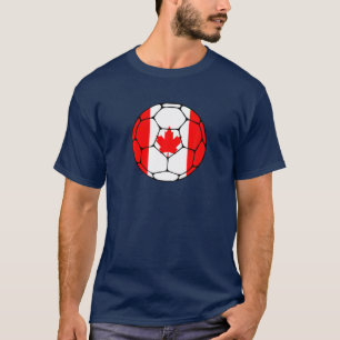 Canada Soccer Team Supporter Canada Flag Man T-Shirt