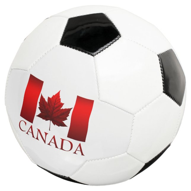 Canada Soccor Ball Personalised Canada Flag Games (Three Quarter)