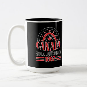 Canada Sold Out Since 1867 Two-Tone Coffee Mug