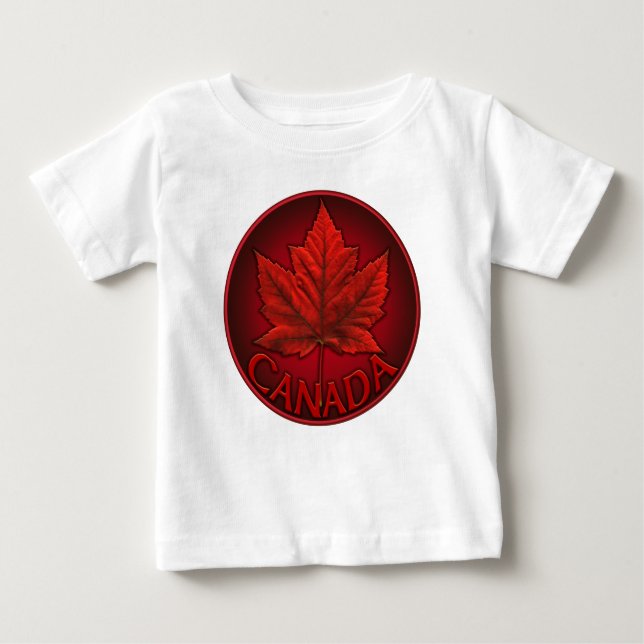 Canada Souvenir Baby Dress Custom Toddler Dress Baby T-Shirt (Front)