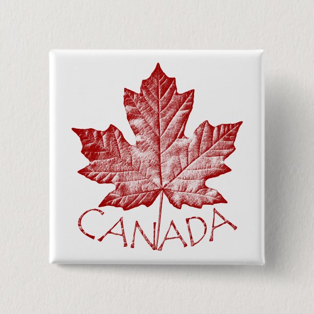 Canada Souvenir Button Cool Canada Buttons Gifts (Front)