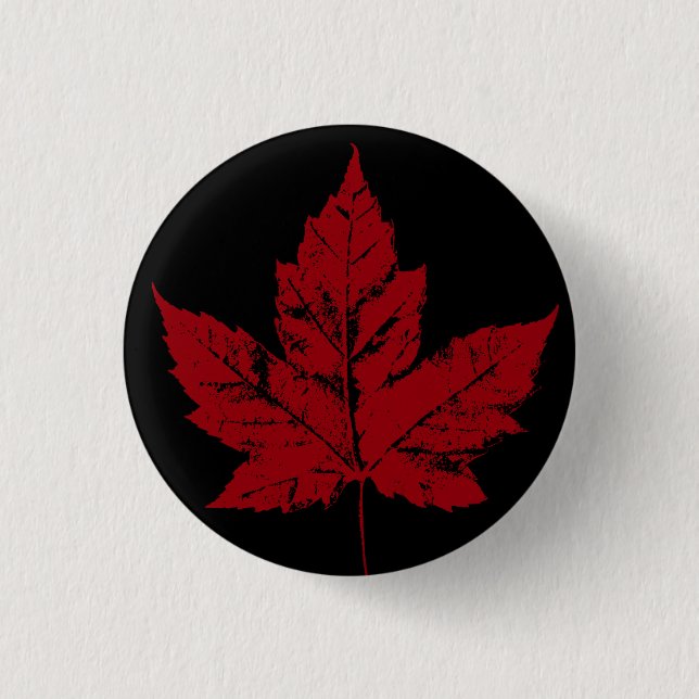 Canada Souvenir Button Cool Canada Buttons Gifts (Front)