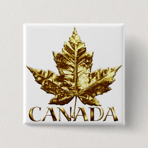 Canada Souvenir Button Gold Canada Buttons Gifts
