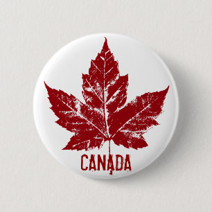 Canada Souvenir Buttons Canada Flag Maple Leaf Pin