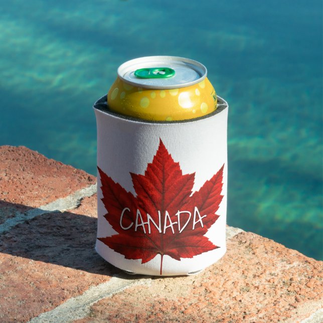 Canada Souvenir Can Cooler Personalised  Insulator (In Situ Pool)