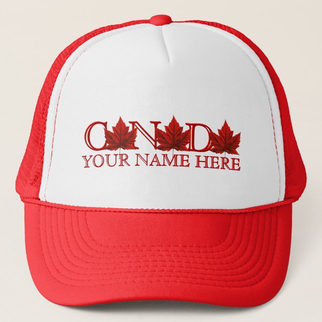 Canada Souvenir Cap Canada Maple Leaf Caps Hats (Front)