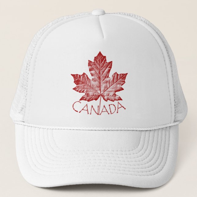Canada Souvenir Cap Retro Canada Maple Leaf Caps (Front)
