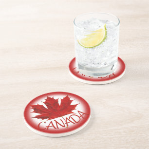 Canada Souvenir Coaster Canada Maple Leaf Coaster
