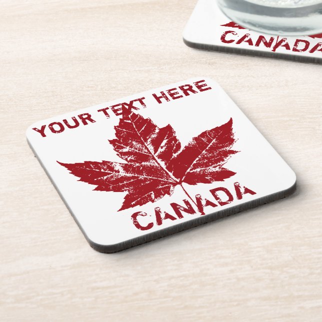 Canada Souvenir Coaster Cool Custom Canada Gifts (Left Side)