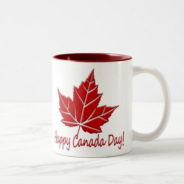 Canada Souvenir Coffee Cup Happy Canada Day Mugs (Right)