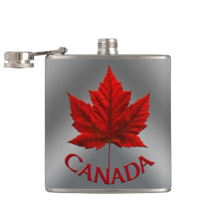 Canada Souvenir Flask Canada Flag Drink Flask Gift