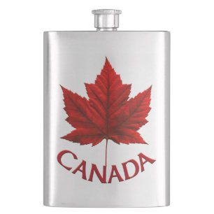 Canada Souvenir Flask Canada Flag Drink Flask Gift