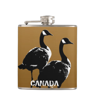 Canada Souvenir Flask Custom Canada Goose Flask