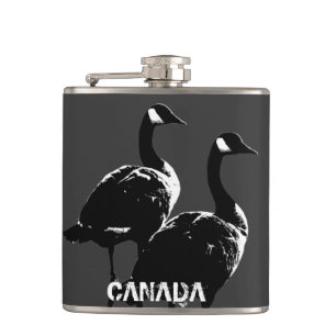 Canada Souvenir Flask Custom Canada Goose Flask