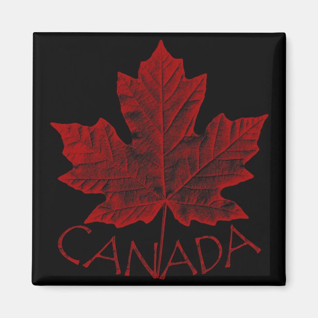 Canada Souvenir Fridge Magnet Canada Maple Leaf (Front)