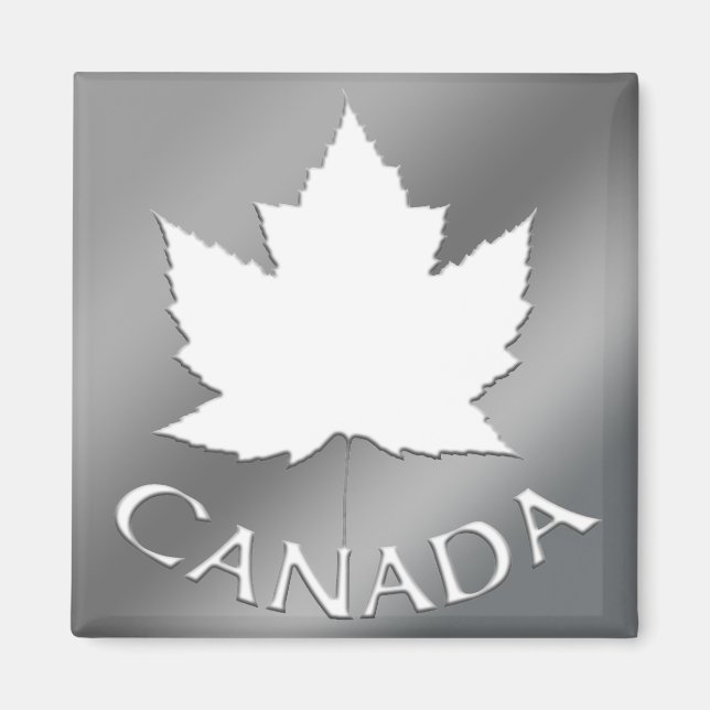 Canada Souvenir Fridge Magnet Canada Maple Leaf (Front)
