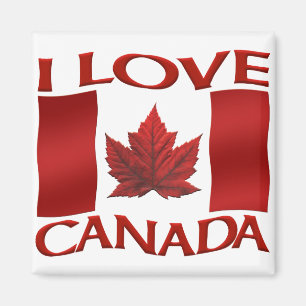 Canada Souvenir Fridge Magnet I Love Canada