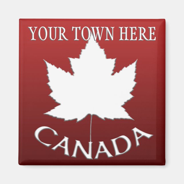 Canada Souvenir Fridge Magnet Personalised Magnets (Front)