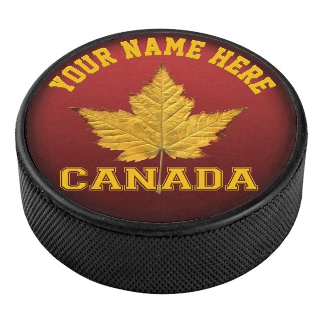 Canada Souvenir Hockey Puck Sporty Canada Puck (3/4)