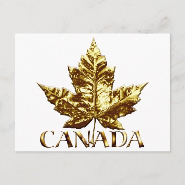 Canada Souvenir Postcards Canada Flag Art Cards (Front)