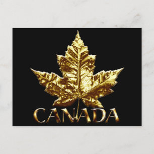 Canada Souvenir Postcards Gold Canada Medal Cards