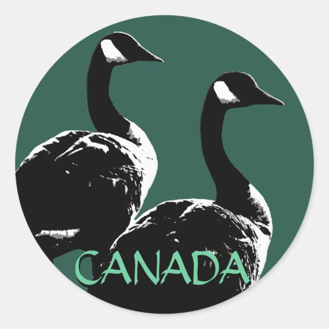 Canada Souvenir Stickers Canada Goose Stickers (Front)