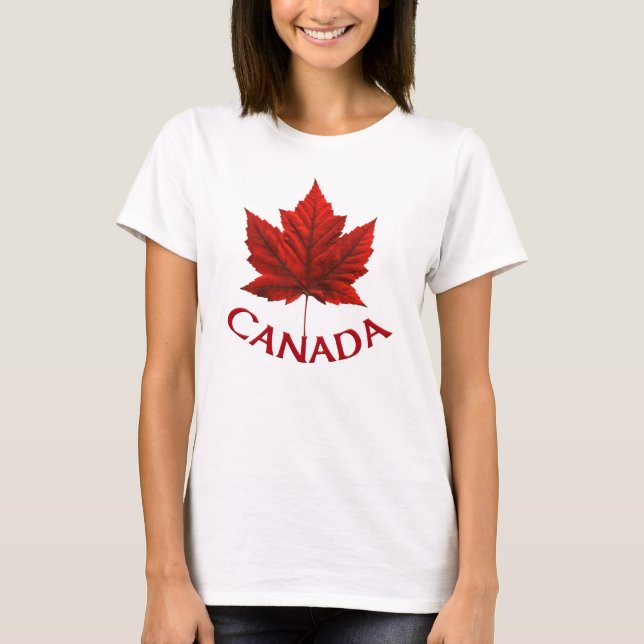 Canada Souvenir Tank Top Canada Maple Leaf Tops (Front)