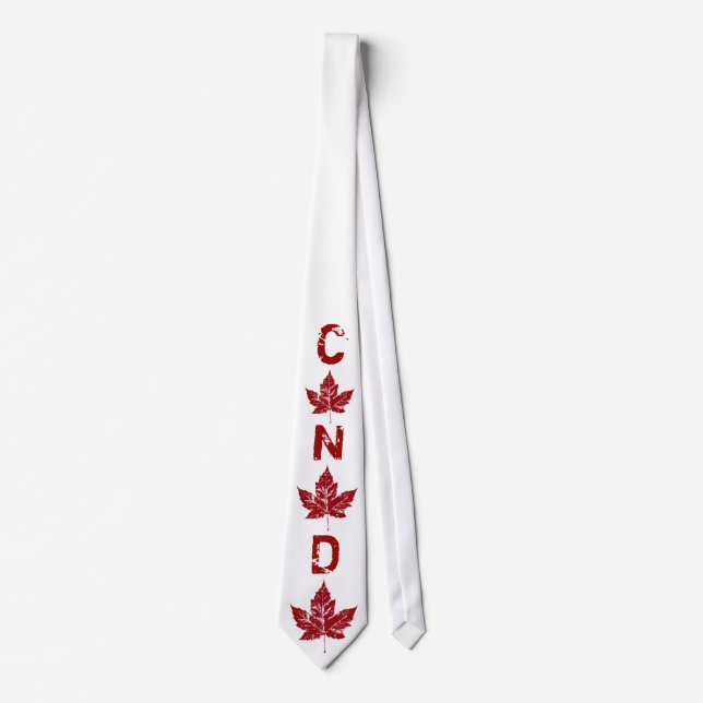 Canada Souvenir Tie Cool Canada Neckties Gifts (Front)