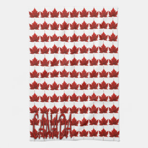 Canada Souvenir Towel Canada Maple Leaf Tea Towels
